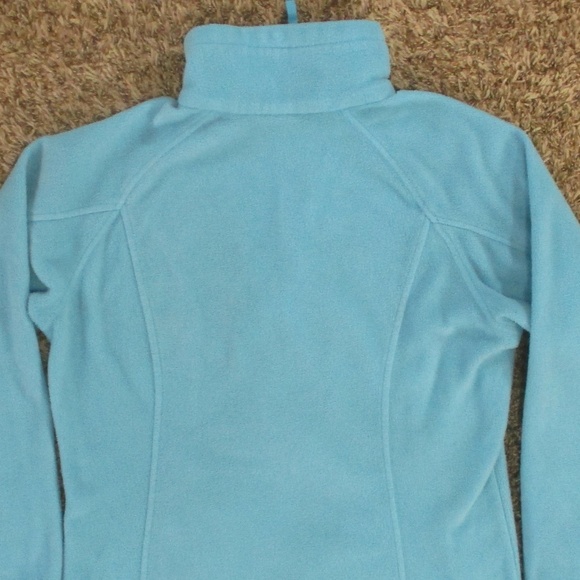 Columbia Jacket Women's Medium‎ Powder Blue Benton Springs Full Zip Fleece - Picture 4 of 7